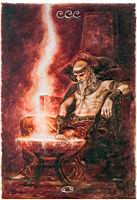 Luis Royo - Black Tarot - The Labyrinth Tarot, 34